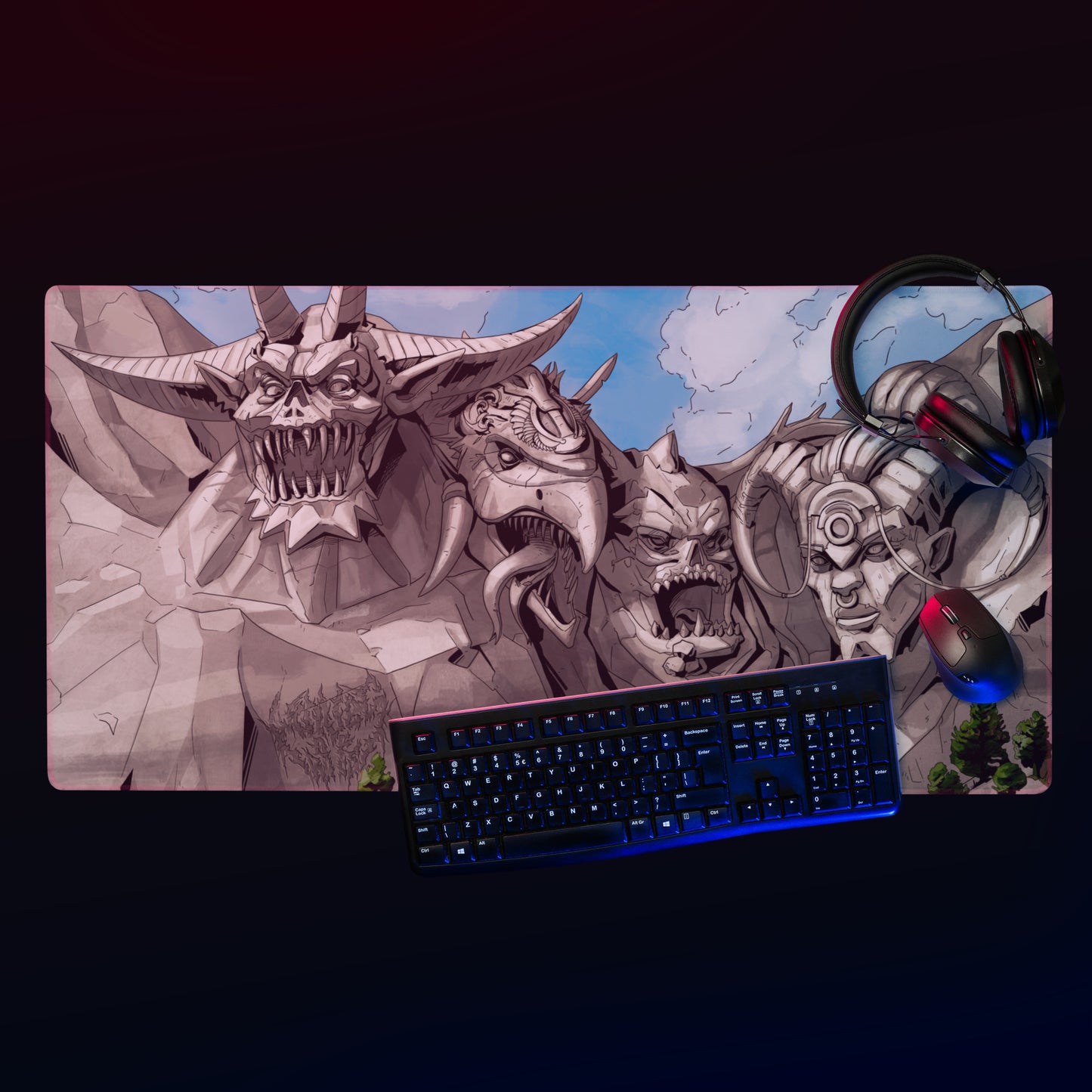 Primordial Grand Design Gaming Mouse Pad