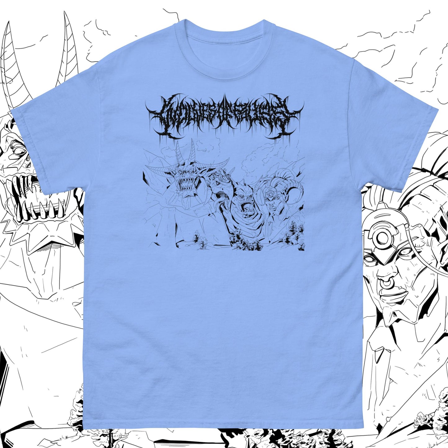 Primordial Gand Design Line Art T-Shirt