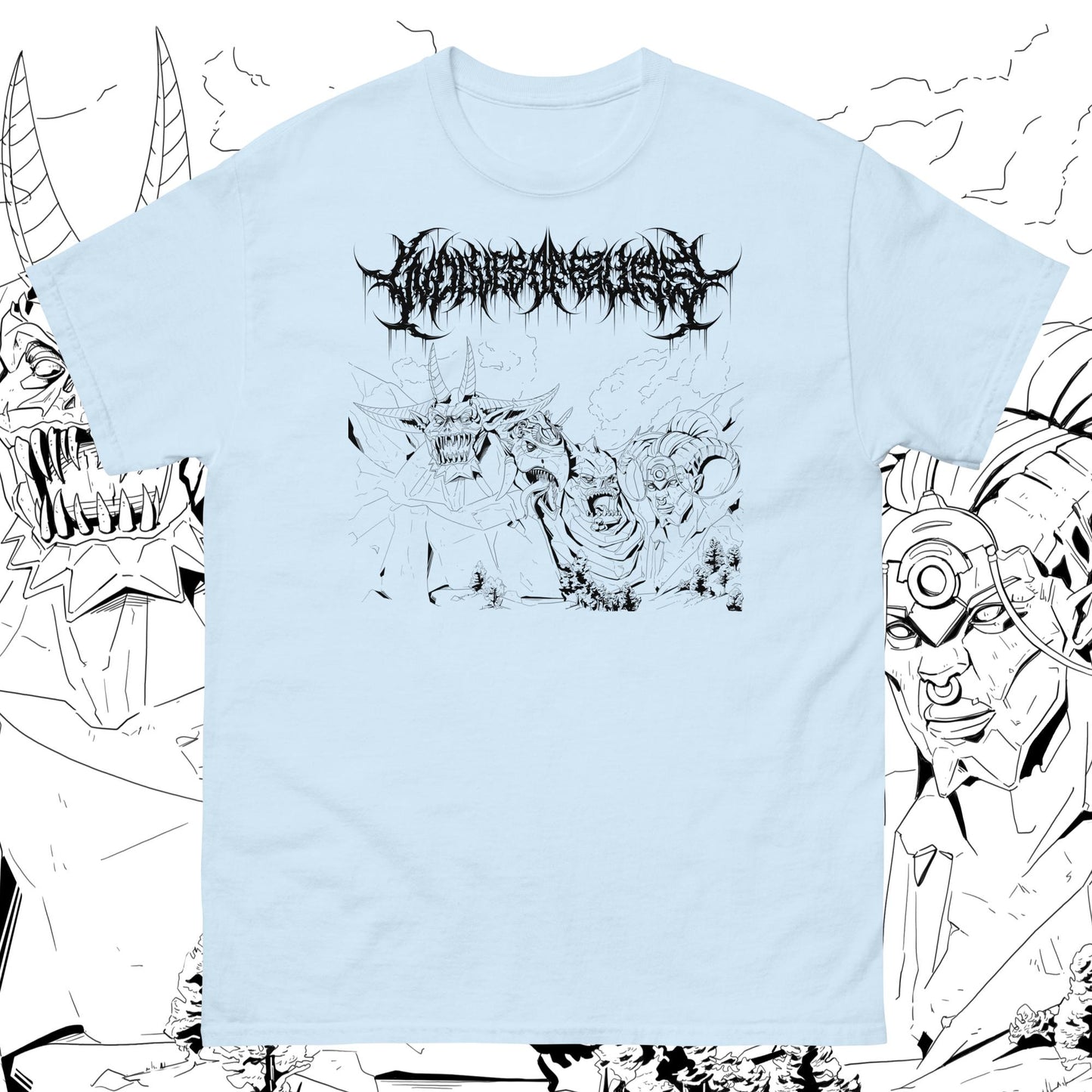 Primordial Gand Design Line Art T-Shirt