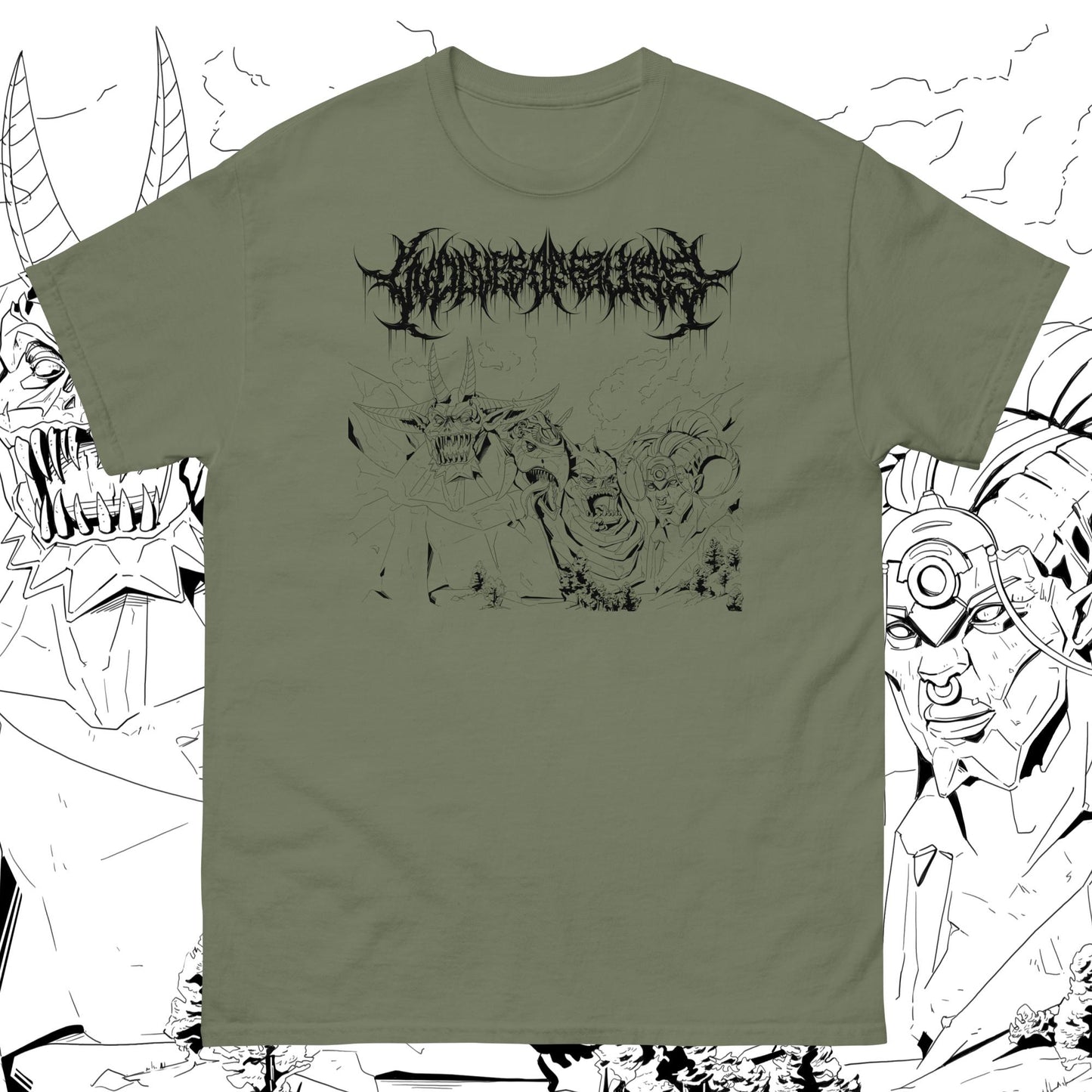 Primordial Gand Design Line Art T-Shirt