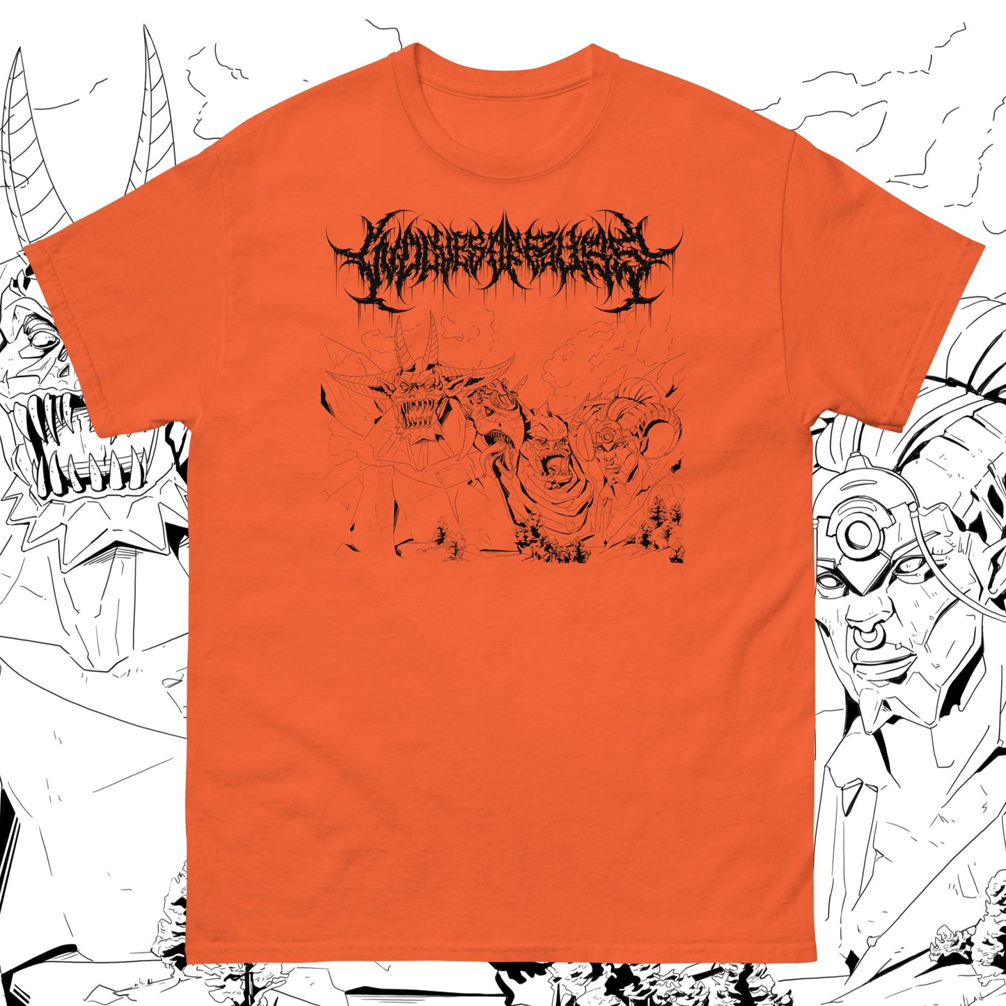 Primordial Gand Design Line Art T-Shirt