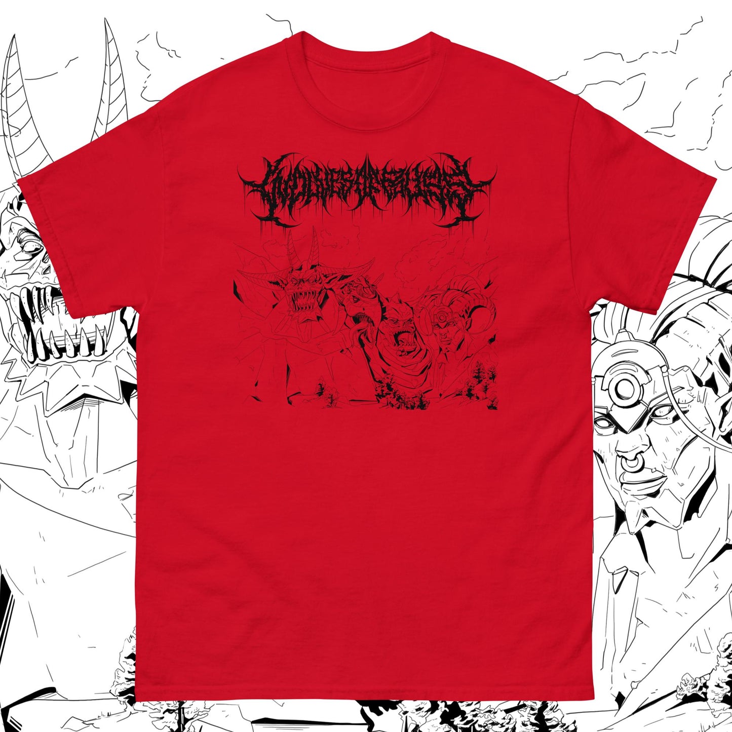 Primordial Gand Design Line Art T-Shirt