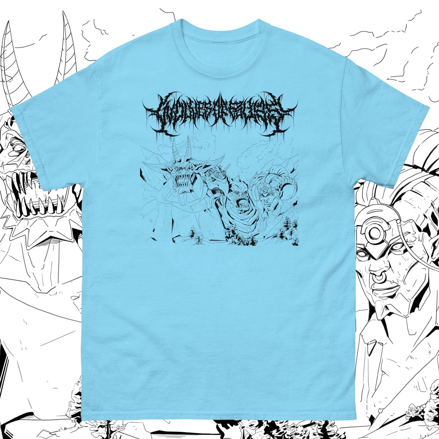 Primordial Gand Design Line Art T-Shirt