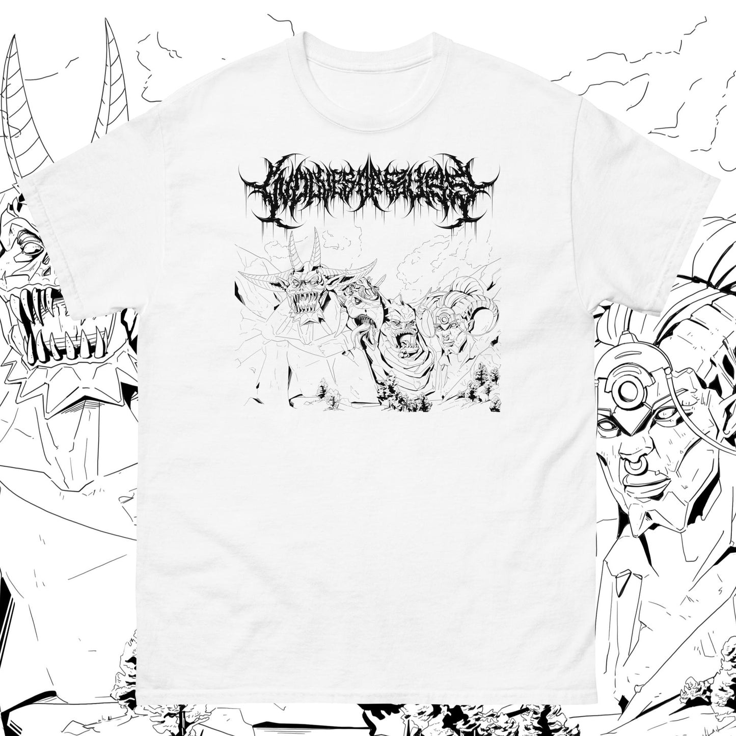 Primordial Gand Design Line Art T-Shirt