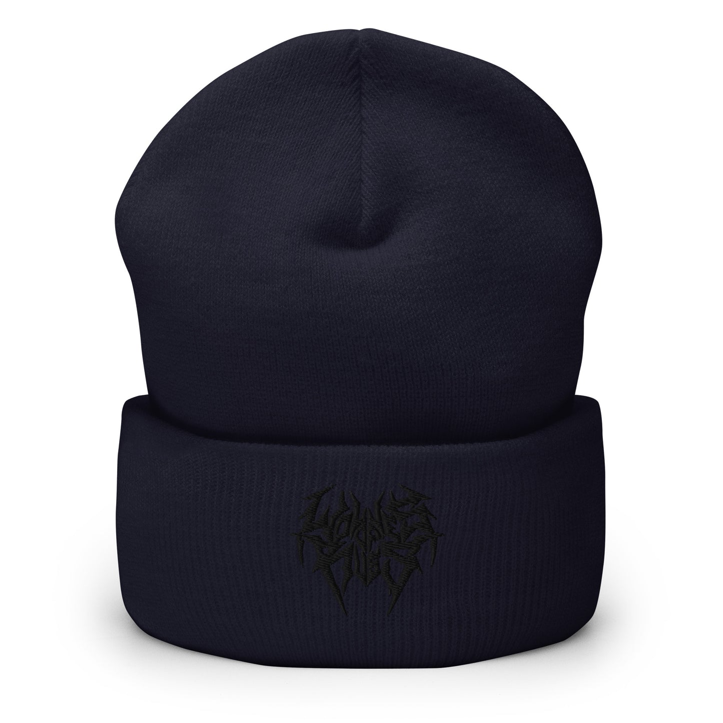 Black Imperial Logo Embroidered Beanie